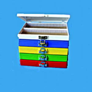 Hinged Slide box - Yellow