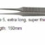 Dumont Tweezers Style 5XL, 0508-5XL-PO, Polished, Inox 08