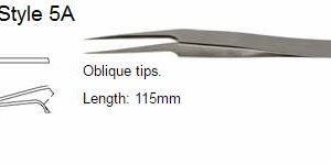 Dumont Tweezers Style 5A, 0508-5A-PO