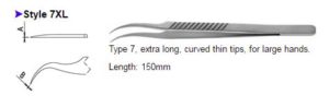 Dumont Tweezers Style 7XL, 0508-7XL-PO