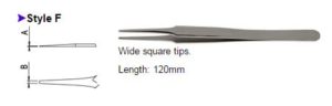 Dumont Tweezers Style F, 72814-D