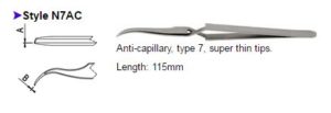Dumont Tweezers Style N7AC, 0203-N7AC-PO