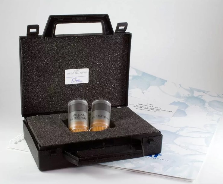 GSR and particle analysis calibration kit