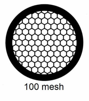 G100HEX-N3, 100 mesh, hexagonal, Ni, vial 100