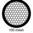 G100HEX-C3, 100 mesh, hexagonal, Cu, vial 100