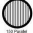 G150P-G3, 150 mesh, parallel, Au, Vial 50