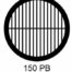 G150PB-G3, 150 mesh, parallel, Au, vial 50