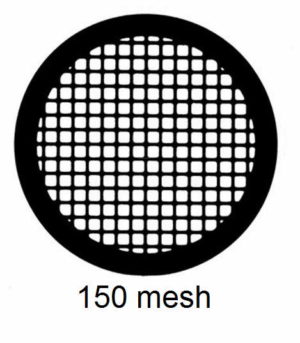 G150-CP3,150 mesh, square, Cu/Pd, vial 100