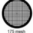 G175-CP3, 175 mesh, square, Cu/Pd, vial 100