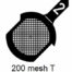 G200T-N3, 200 mesh, square, Ni, vial 100
