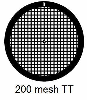 G200TT-N3, 200 mesh, square, Ni, vial 100