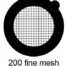 G200HS-C3, 200 fine square mesh, Cu, vial 100
