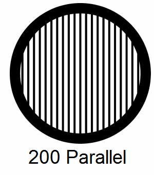 G200P-N3, 200 mesh, parallel, Ni, vial 100
