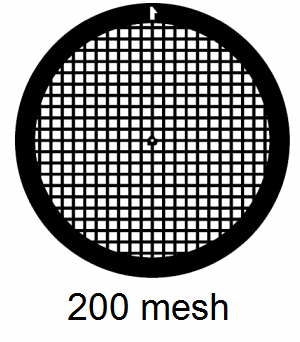 G200-N3, 200 mesh, square, Ni, vial 100