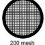 G200-M3, 200 mesh, square, Mo, vial 25
