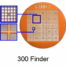 G300F1-C3, Finder grids, Cu, vial 100