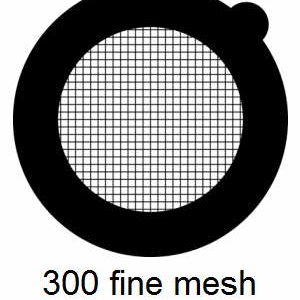 G300HS-G3, 300 fine square mesh, Au, vial 50