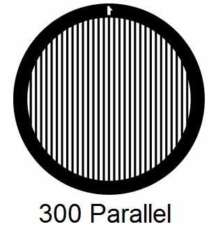 G300P-C3, 300 mesh, parallel, Cu, vial 100