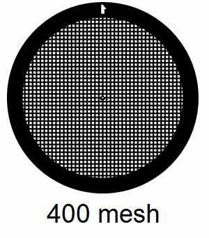 G400N3, 400 mesh, square, Ni, vial 100