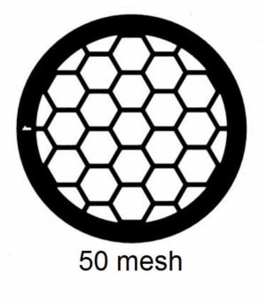 G50HEX-C3, 50 mesh, hexagonal, Cu, vial 100