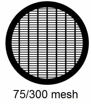 G75/300-N3, 75/300 mesh, parallel, Ni, vial 100