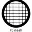 G75-CP3, 75 mesh, square, Cu/Pd, vial 100