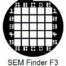 SEMF3-C, Finder grids, Cu, vial 10