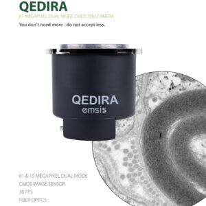 QEDIRA 61 Megapixel bottom mount TEM camera