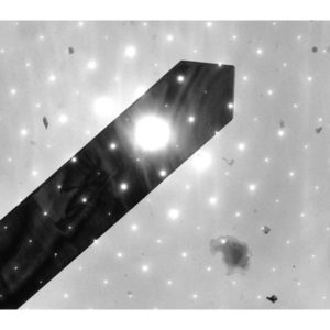 Image rotation, Molybdenum trioxide crystals