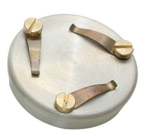 SEMClip Specimen Mounts, Cylinder mounts with M4 Thread and 3 clips, 32mm