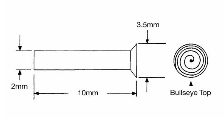 Specimen pins for cryo-ultramicrotomy - pack of 50