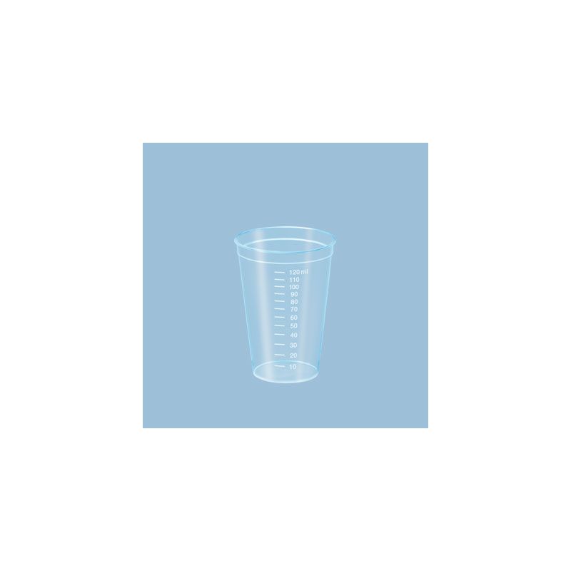 Polypropylene graduated containers
