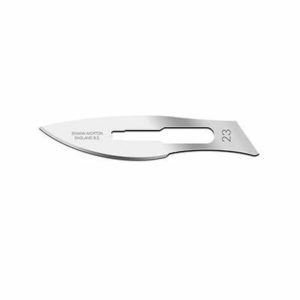 Scalpel blades shape 23. Pack of 5
