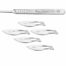 Scalpel Handle No 4 plus 5 Blades shape 24